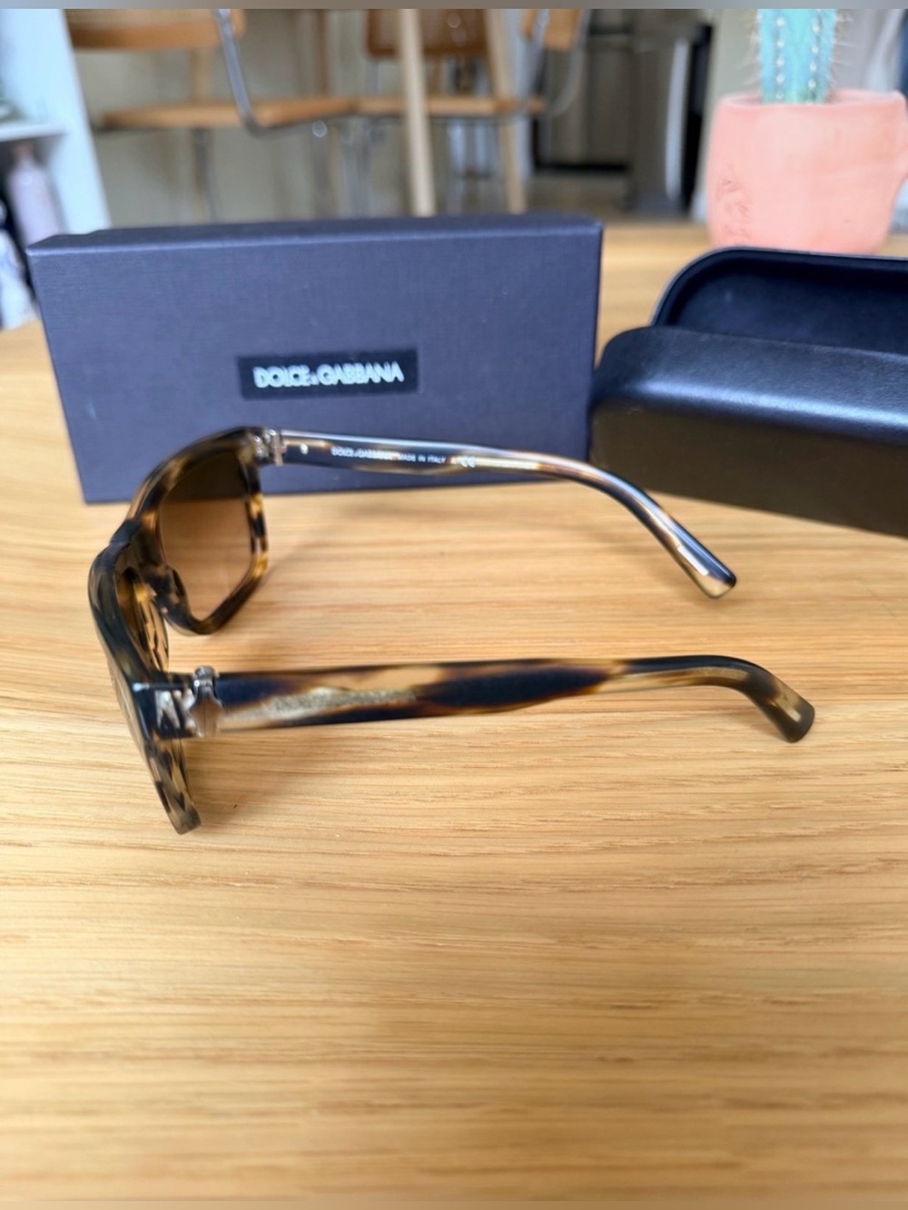 Dolce & Gabbana DG 4161 Havana Brown Sunglasses NWT - Picture 3 of 12